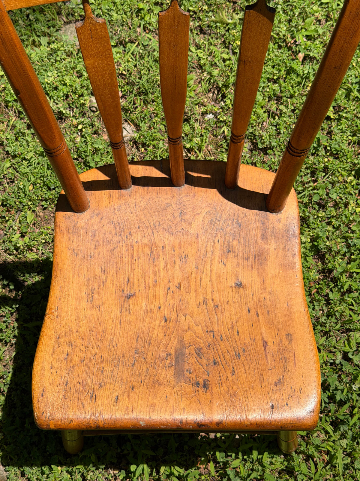 Handmade Farmhouse Spindle Accent Chair