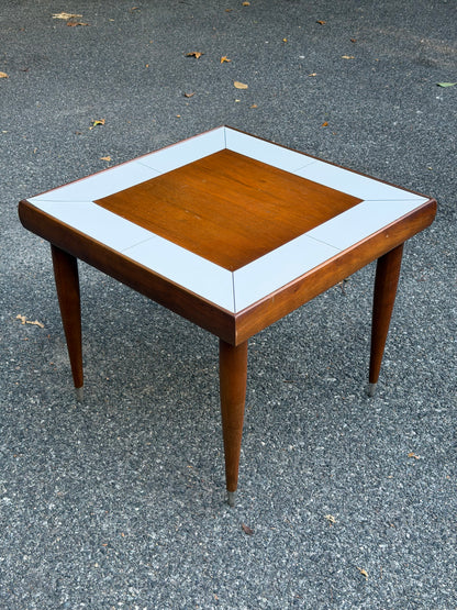1960 Gordon’s Inc. MCM Two-Tone Square Side Table