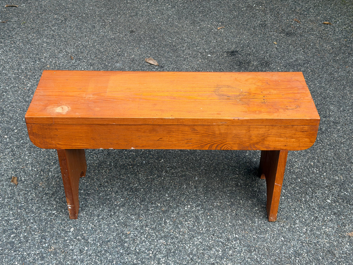 Solid Pine Country Bench