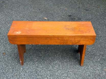 Solid Pine Country Bench