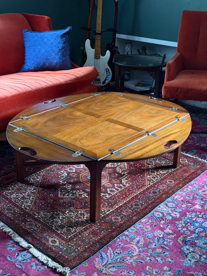 Baker Furniture Drop-Leaf Butler's Coffee Table