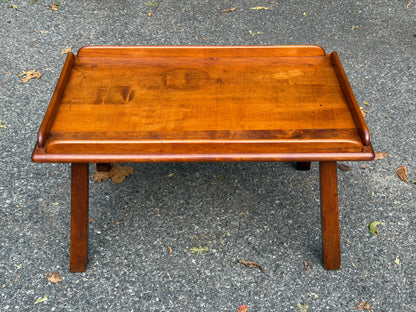 Solid Wood Tray-Top Low Coffee / Accent Table
