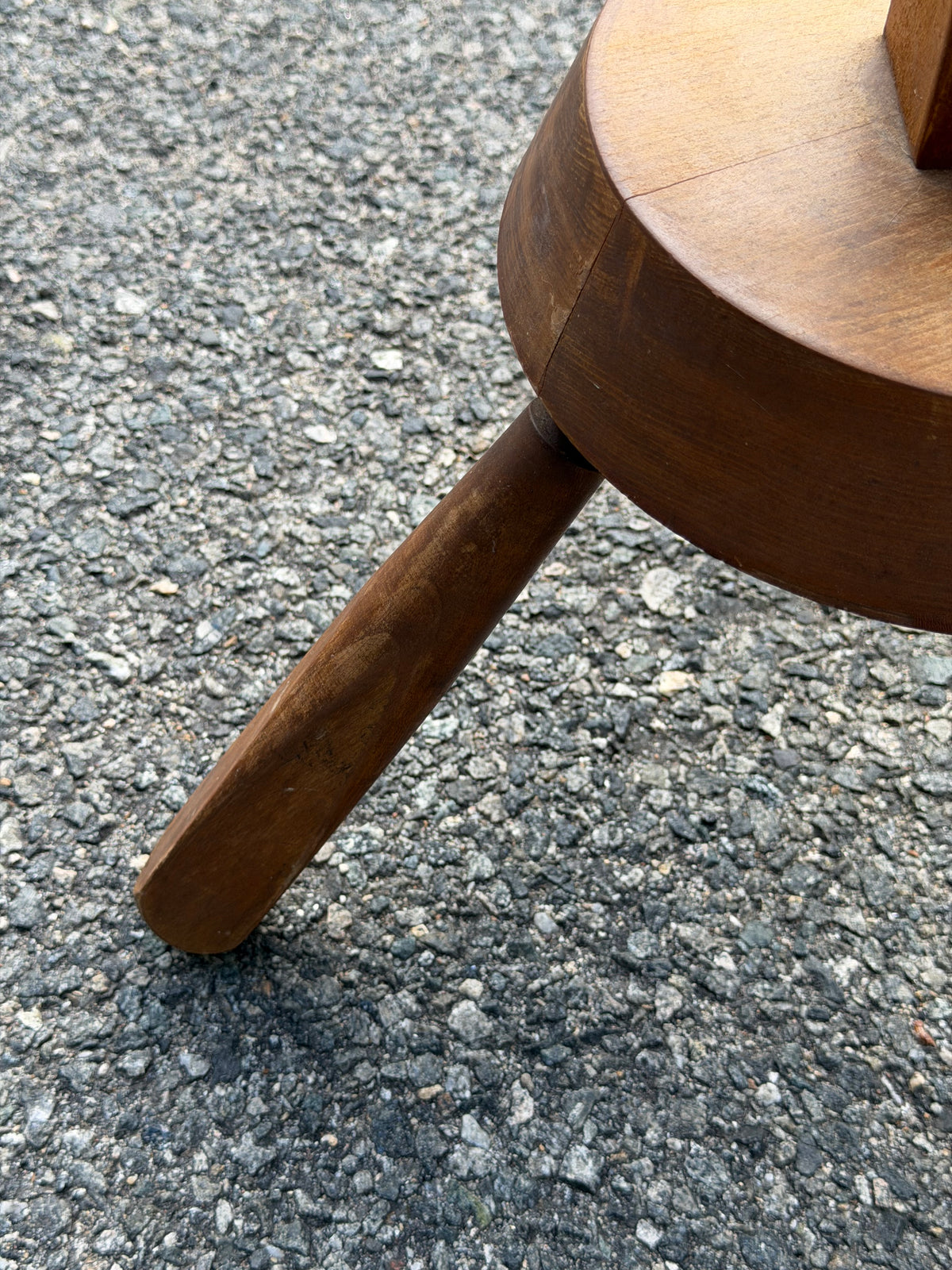 Solid Wood Tripod Accent Table