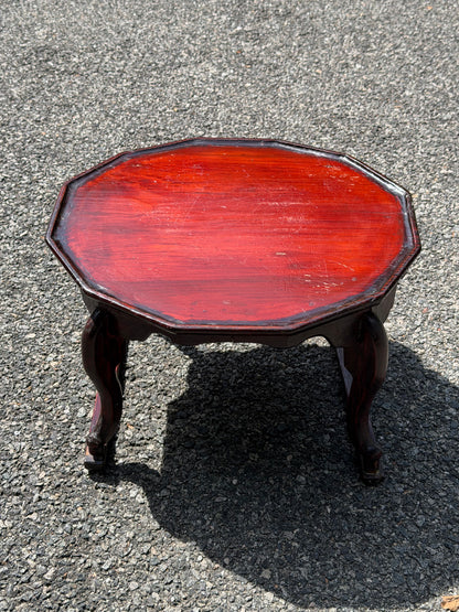 Antique Korean Red Lacquer "Hojokban" Soban (Tray Table)