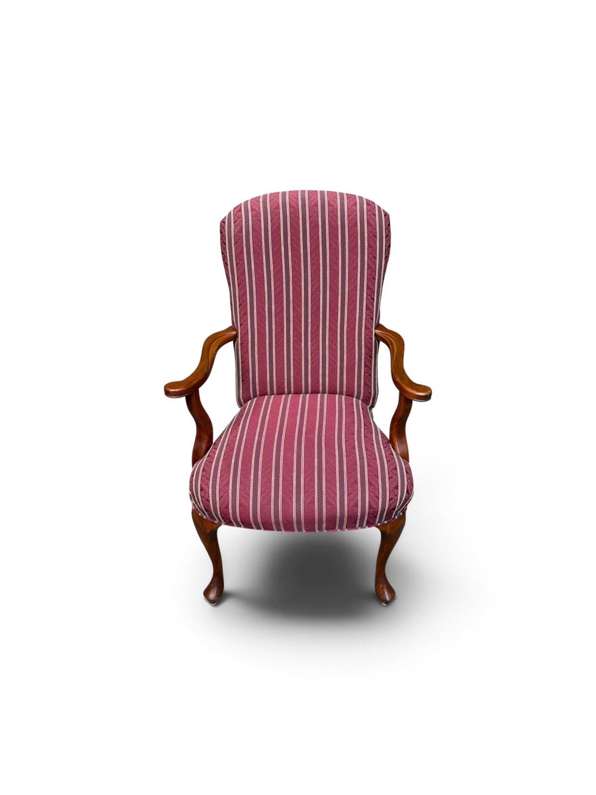 Queen Anne Open-Arm Lolling Chair
