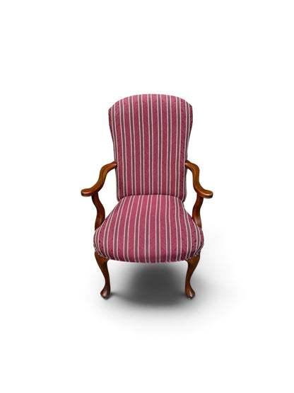 Queen Anne Open-Arm Lolling Chair