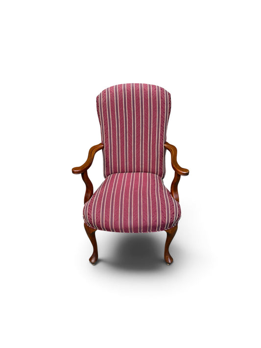 Queen Anne Open-Arm Lolling Chair