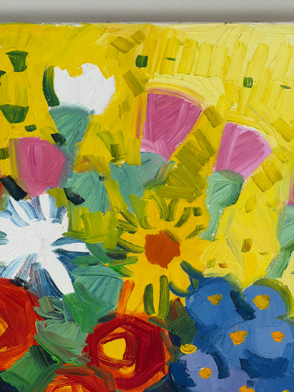 Sunlit Floral Bouquet by Athos Faccincani