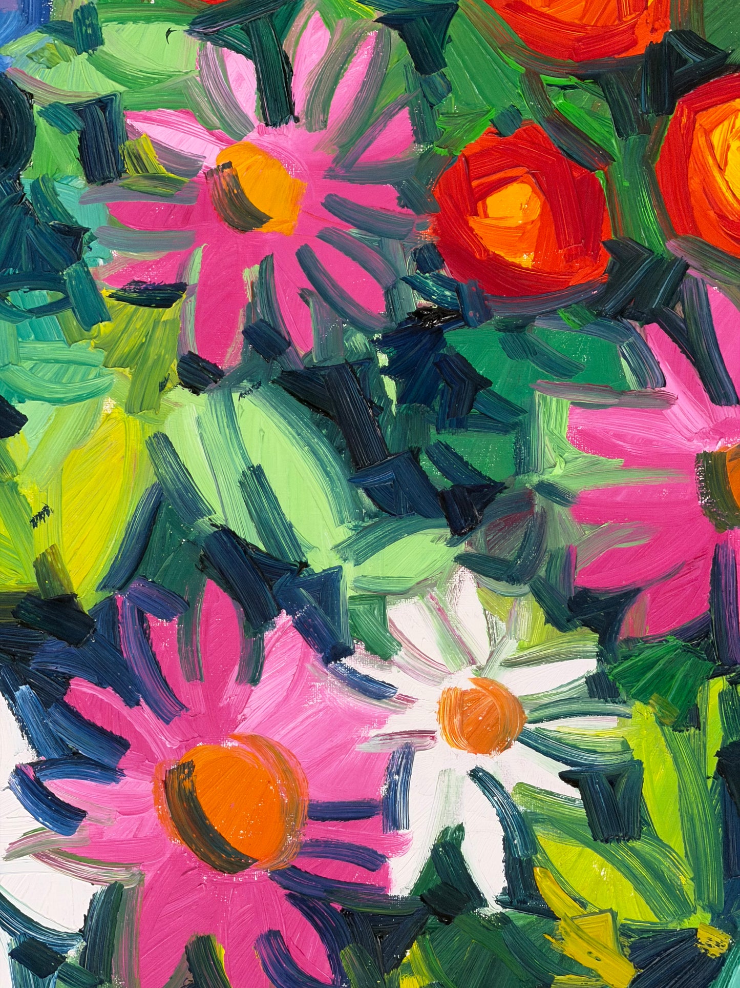 Sunlit Floral Bouquet by Athos Faccincani