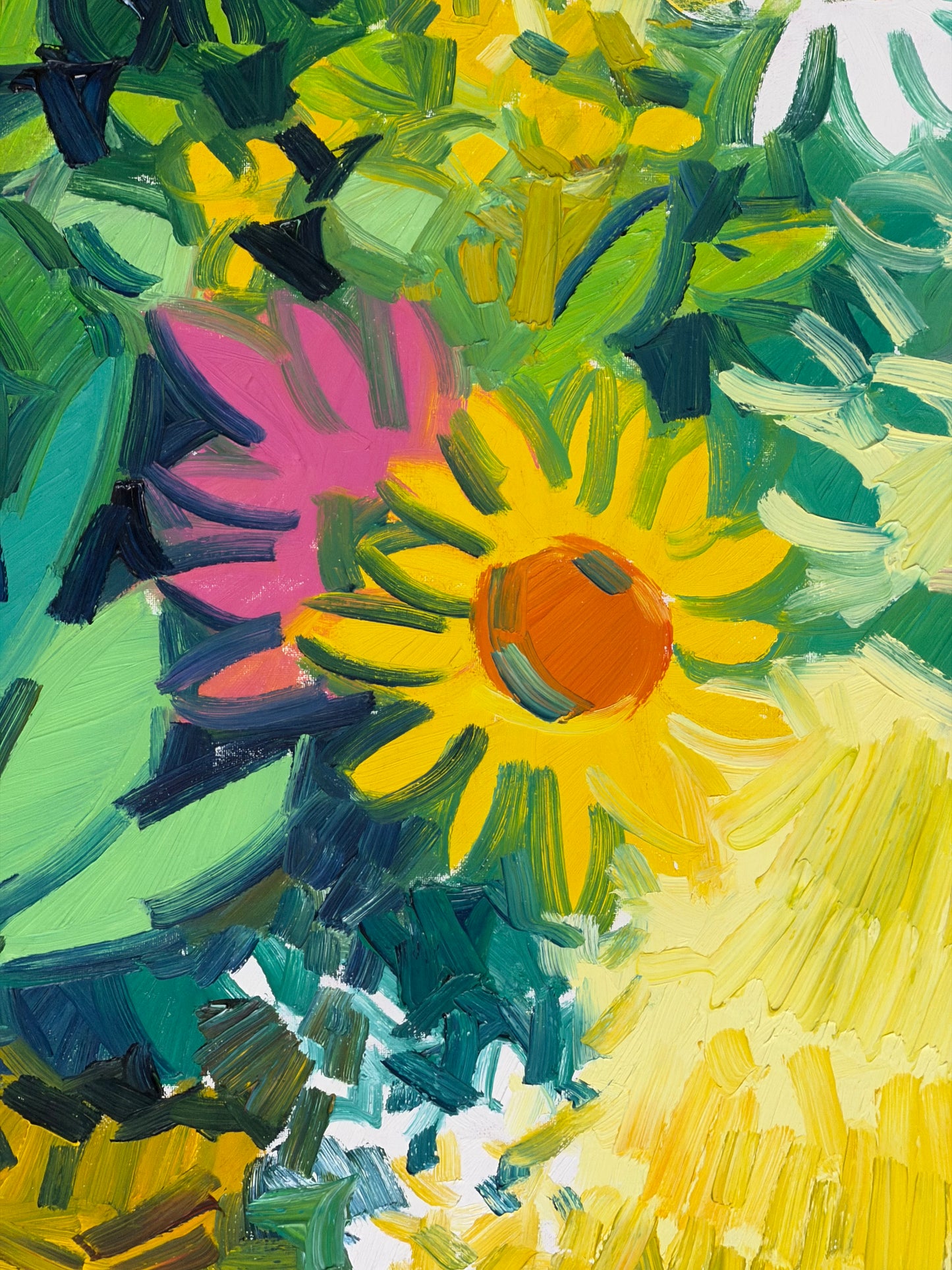Sunlit Floral Bouquet by Athos Faccincani