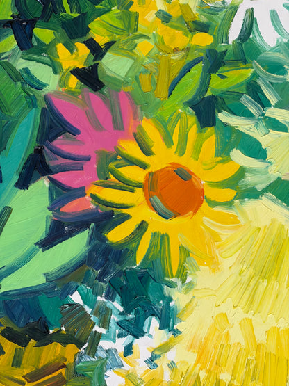 Sunlit Floral Bouquet by Athos Faccincani