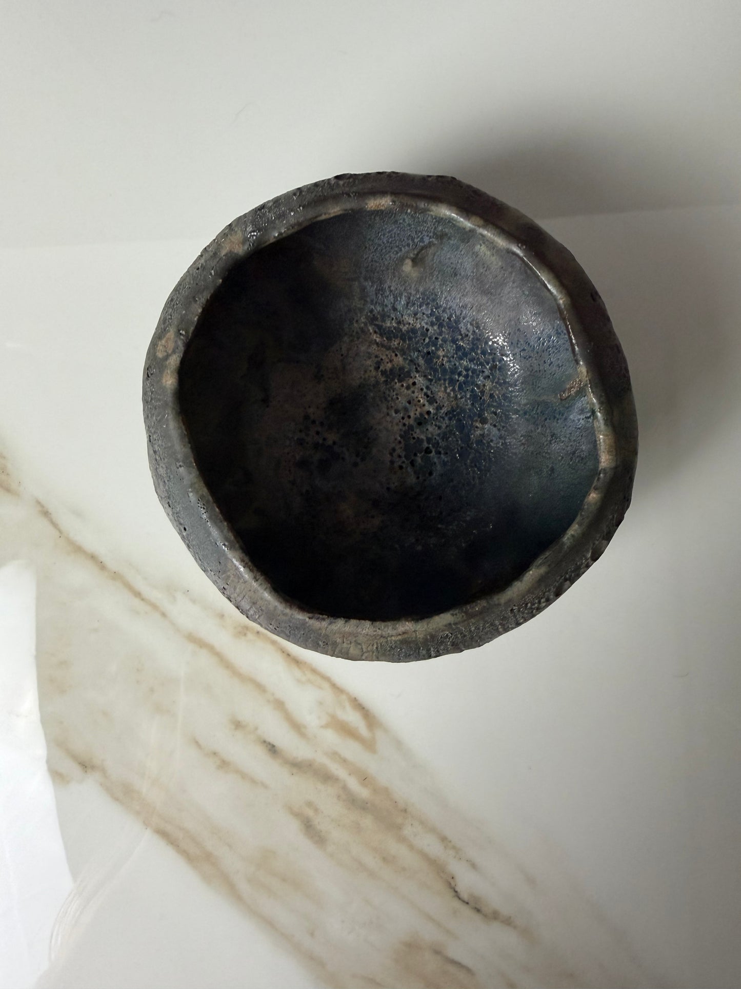 The Brutalist Volcanic Glaze Bowl