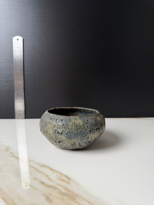 The Brutalist Volcanic Glaze Bowl