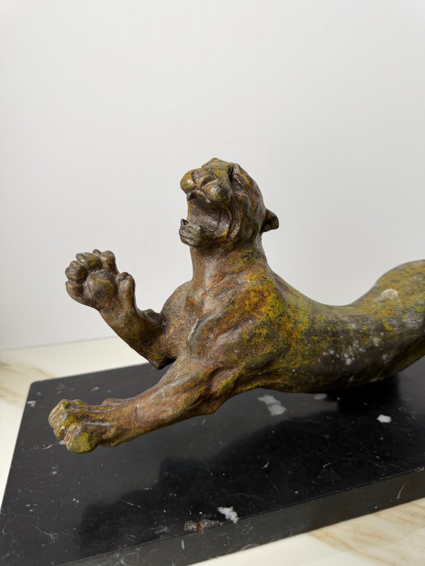 The Art Deco Style Leaping Panther