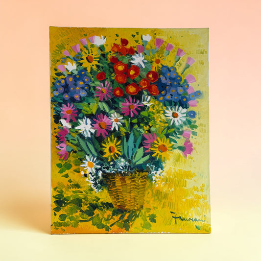 Sunlit Floral Bouquet by Athos Faccincani