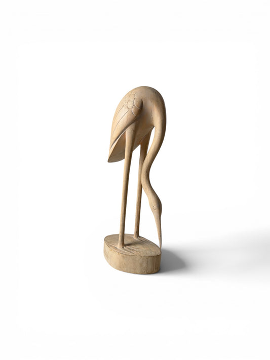 The Minimalist Carved Crane